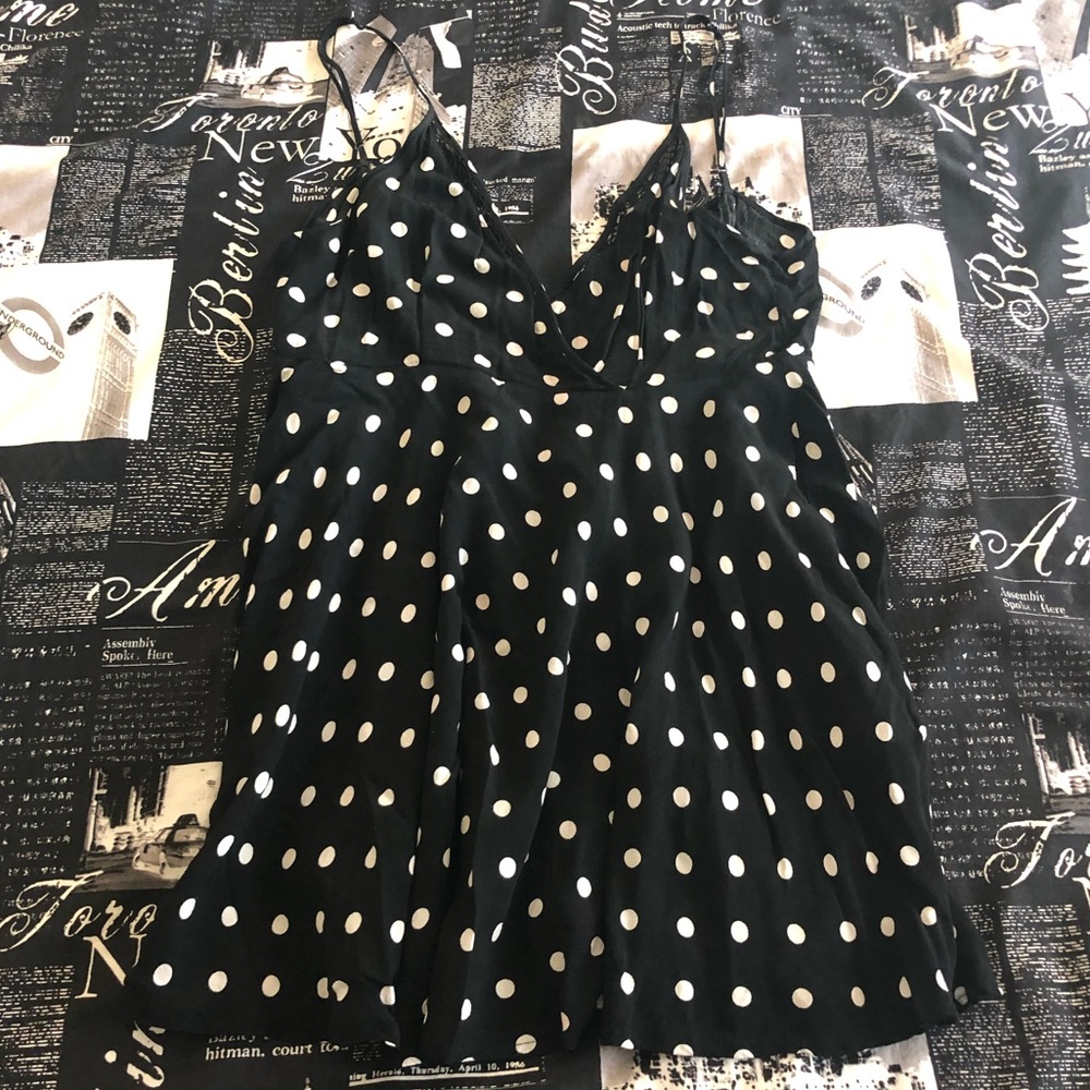 Black and white dress